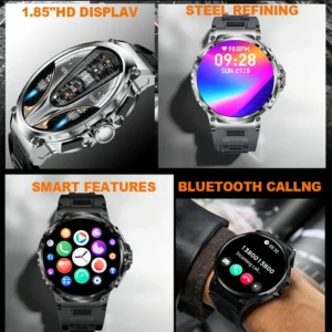 Ultra-HD-Smartwatch-Rastreamento-GPS-Chamada-Bluetooth-710-mAh-Bateria-Grande-400-Dial-Adequado-para-Huawei-2
